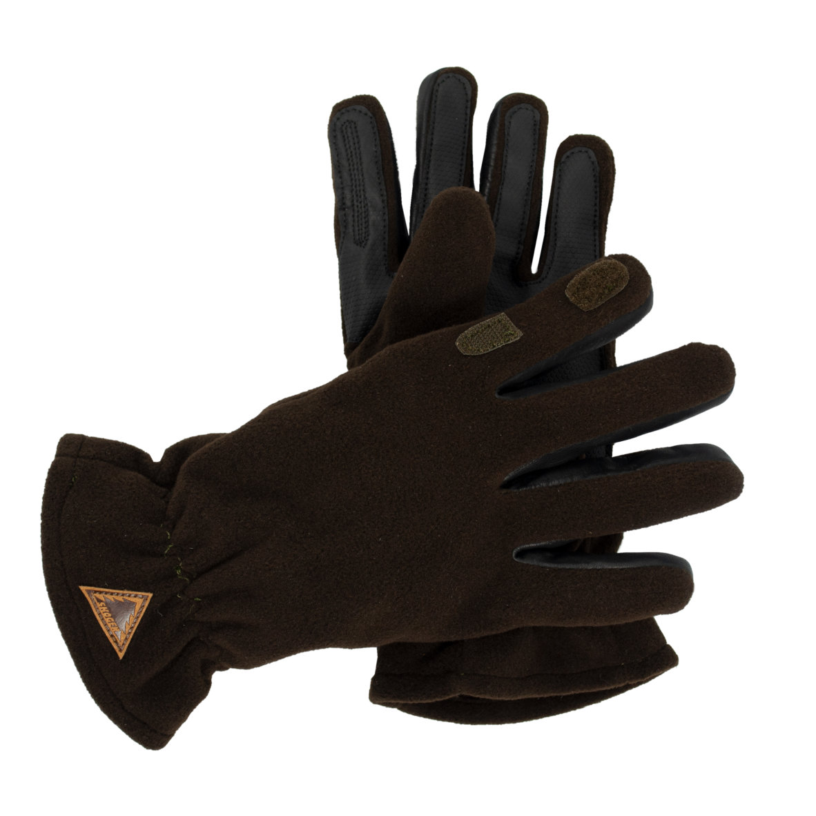 Handschuh / Fleece / PVC+Leder