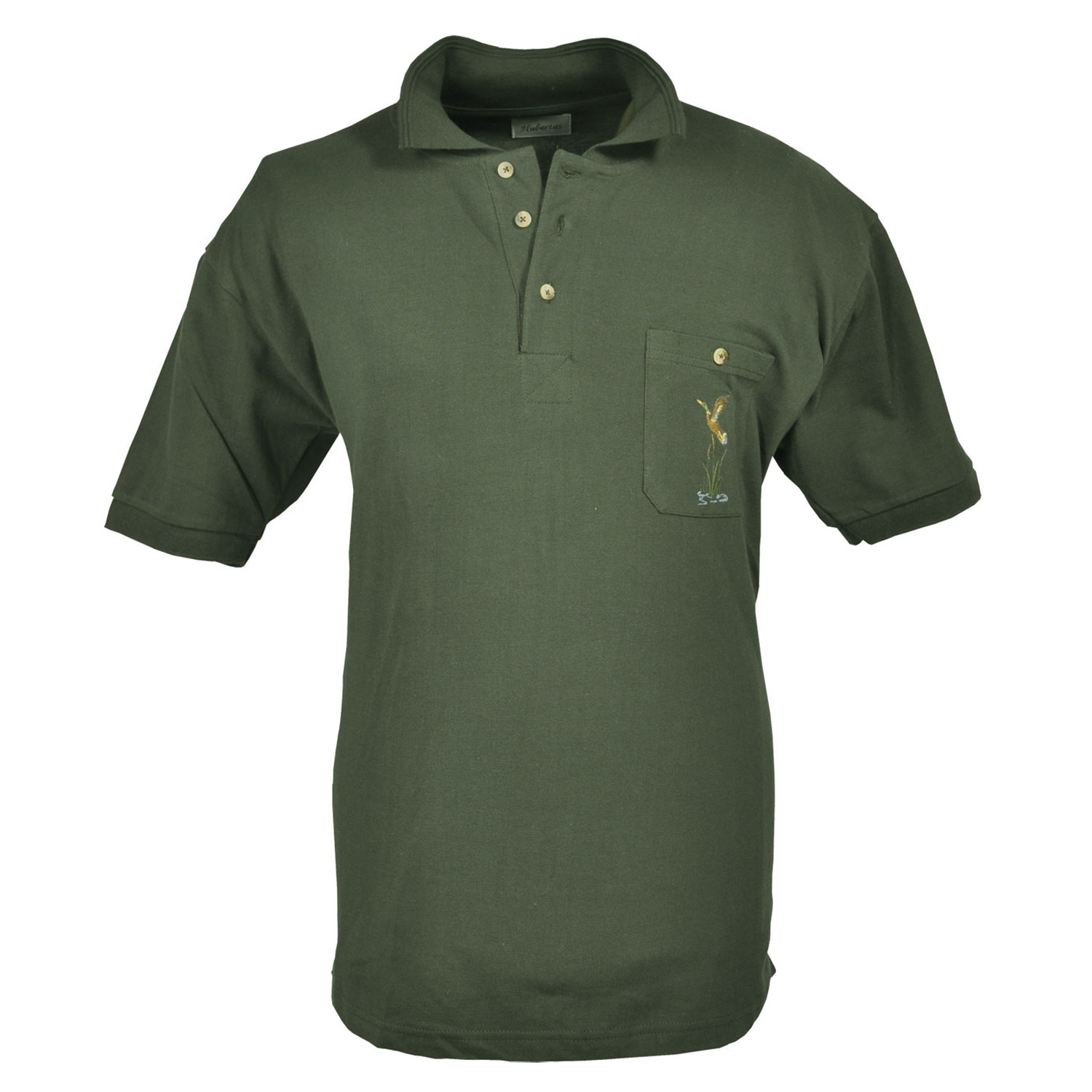 Herren Poloshirt Stickerei Ente