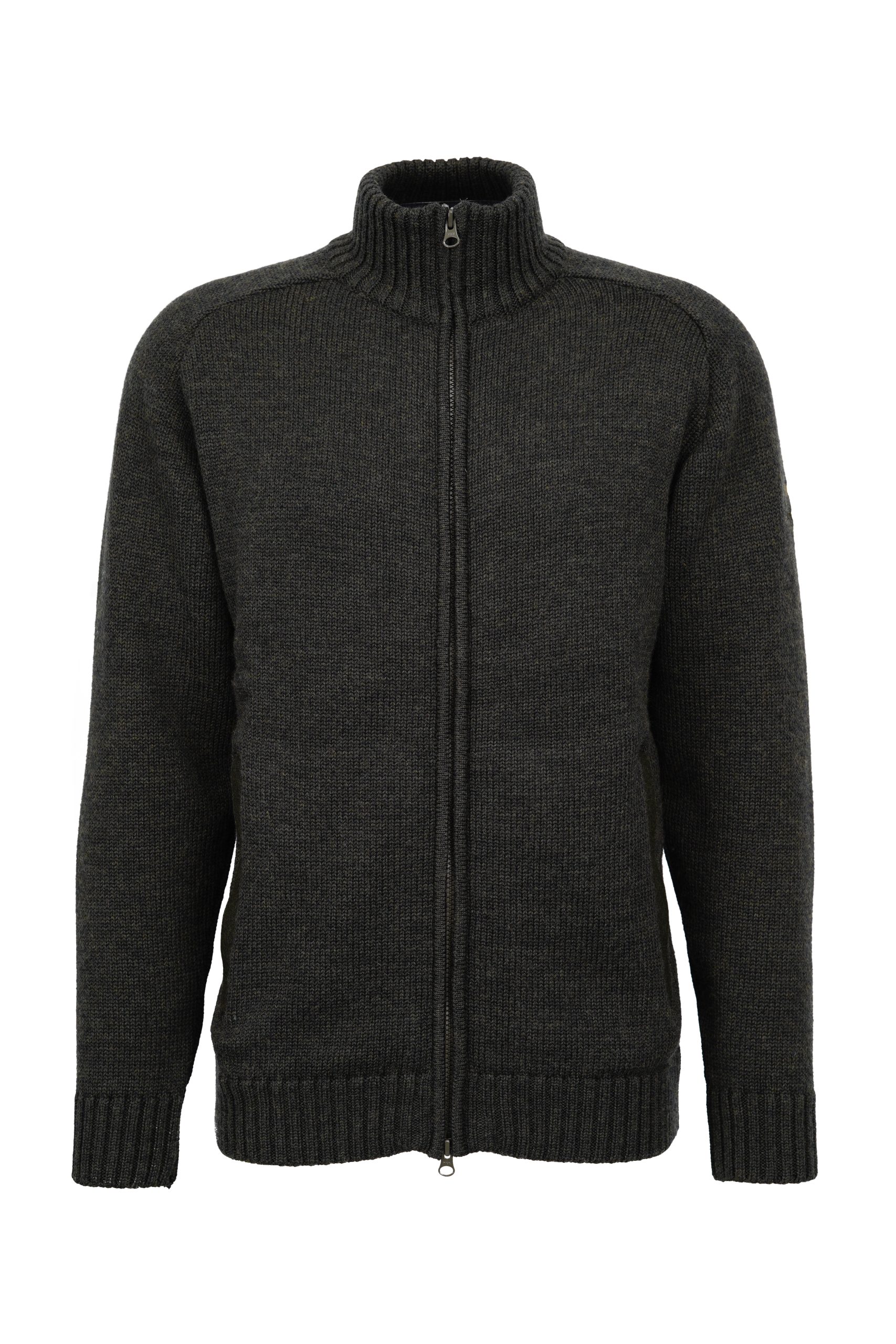 Jagdhund Herren Strickjacke mit Reißverschluss "WIEN"